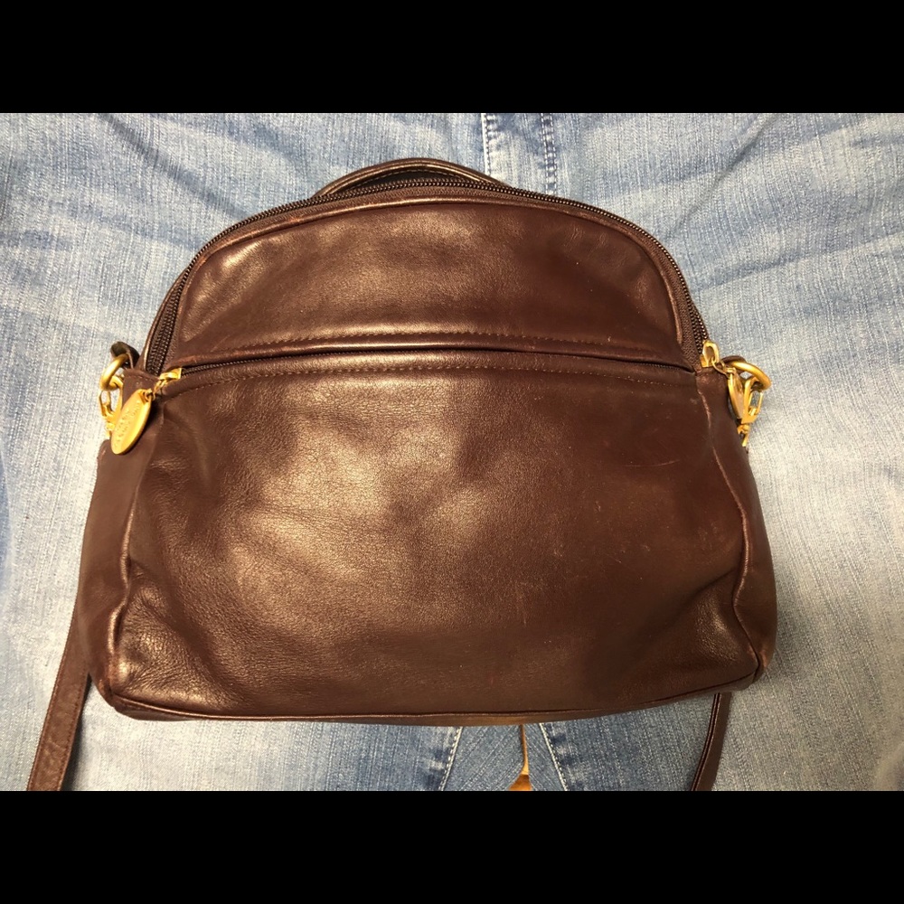 Stone Mountain Leather Purse Brown Shoulder Bag